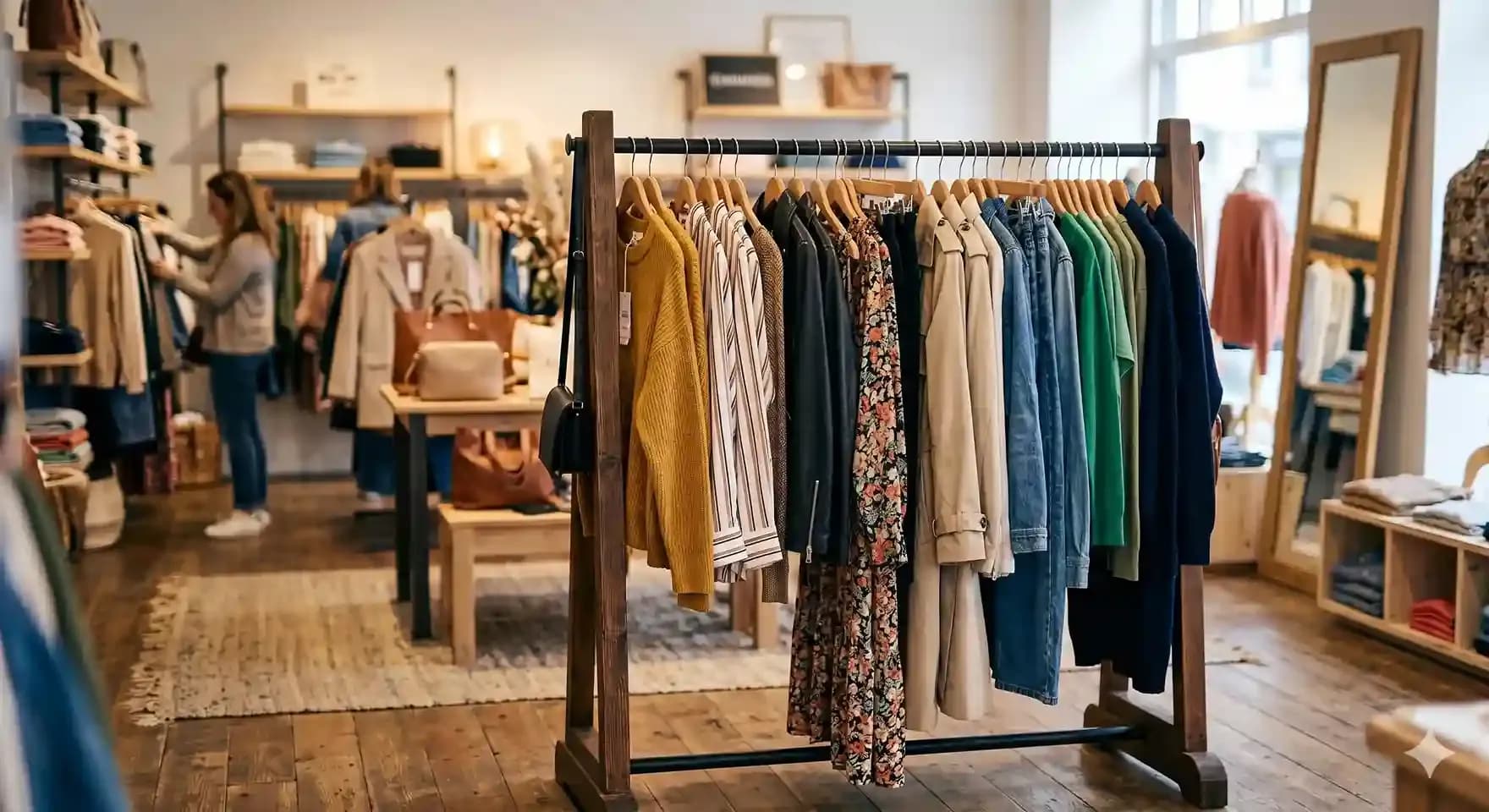Negocio de ropa con la gestion ordenada por usar un sistema de gestión