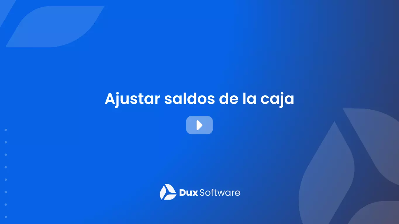 Ajustar saldos de caja