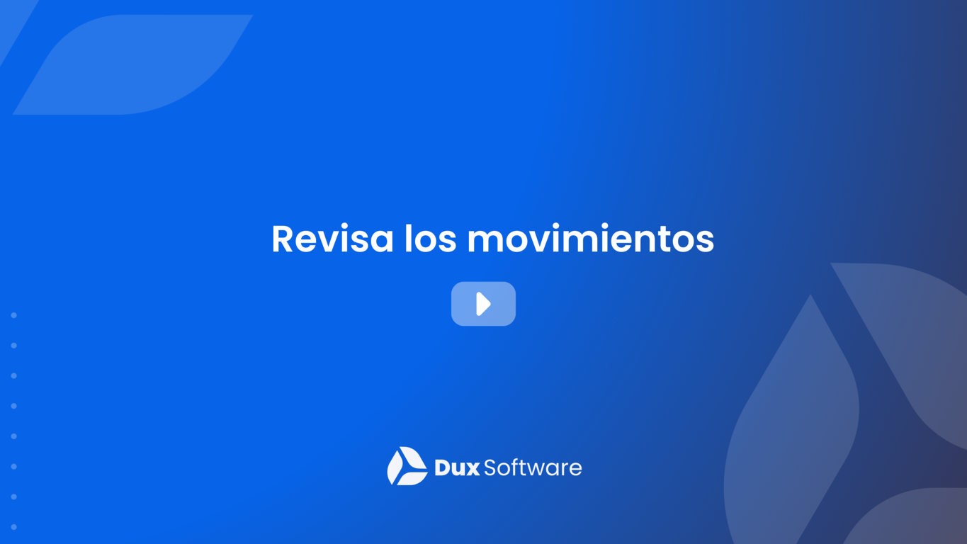 Revisa los movimientos