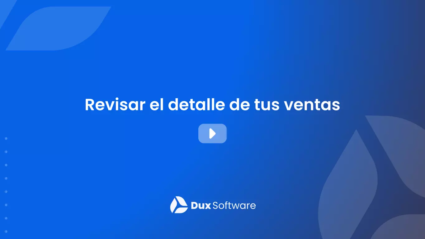 2. Revisa el detalle de tus ventas