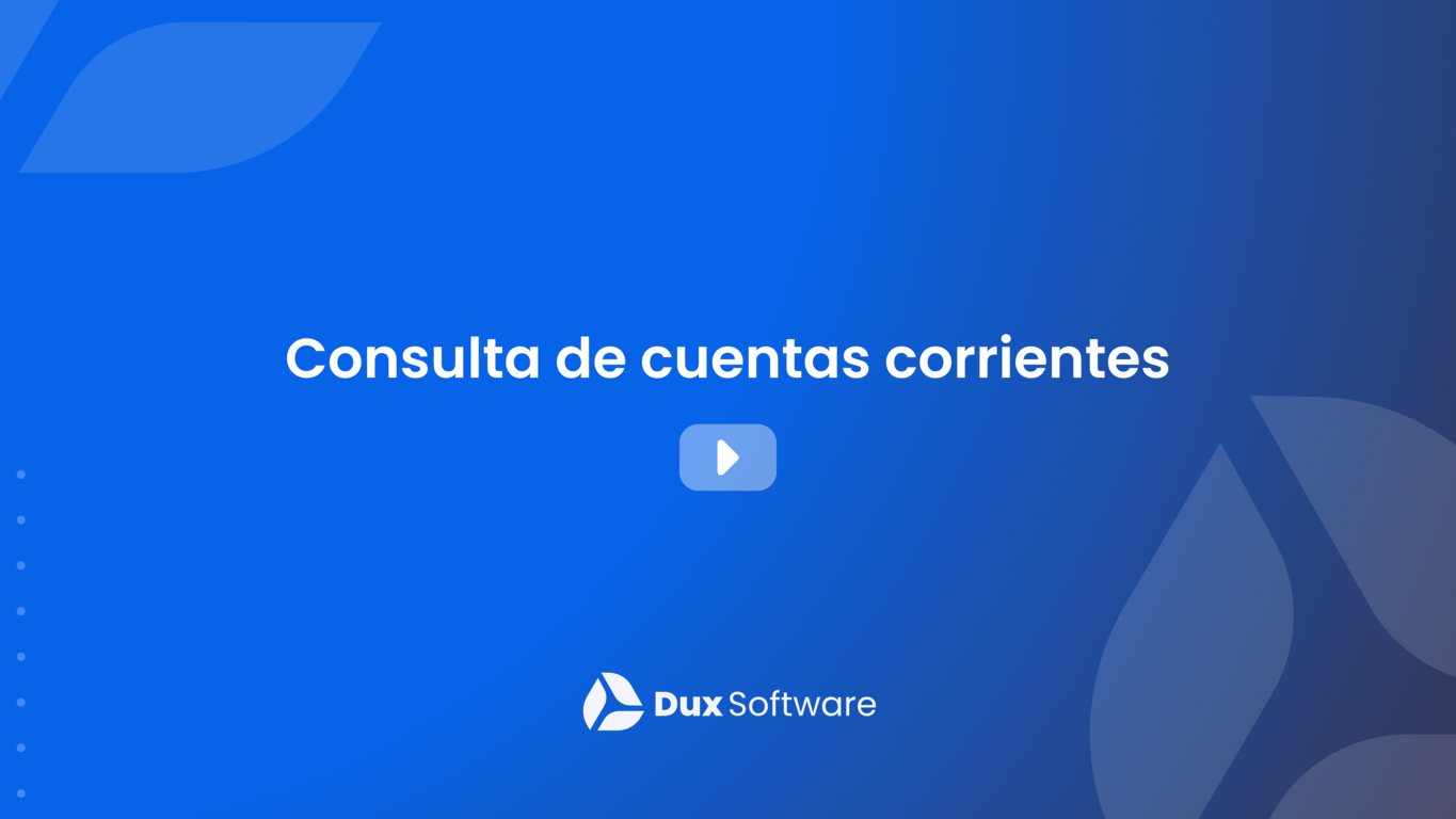 7. Consulta las cuentas corrientes